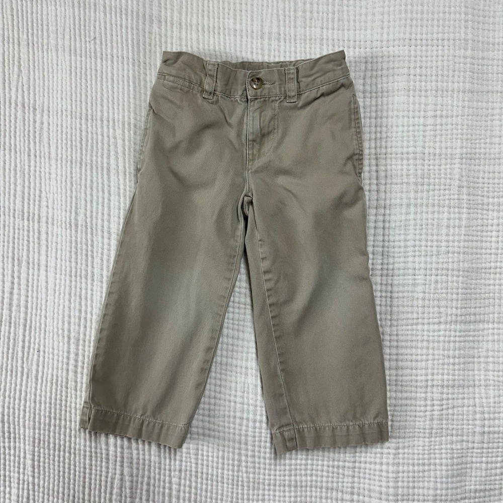 Polo Ralph Lauren Khaki Pants Toddler Boys 2T Classic Preppy Logo Timeless Chino